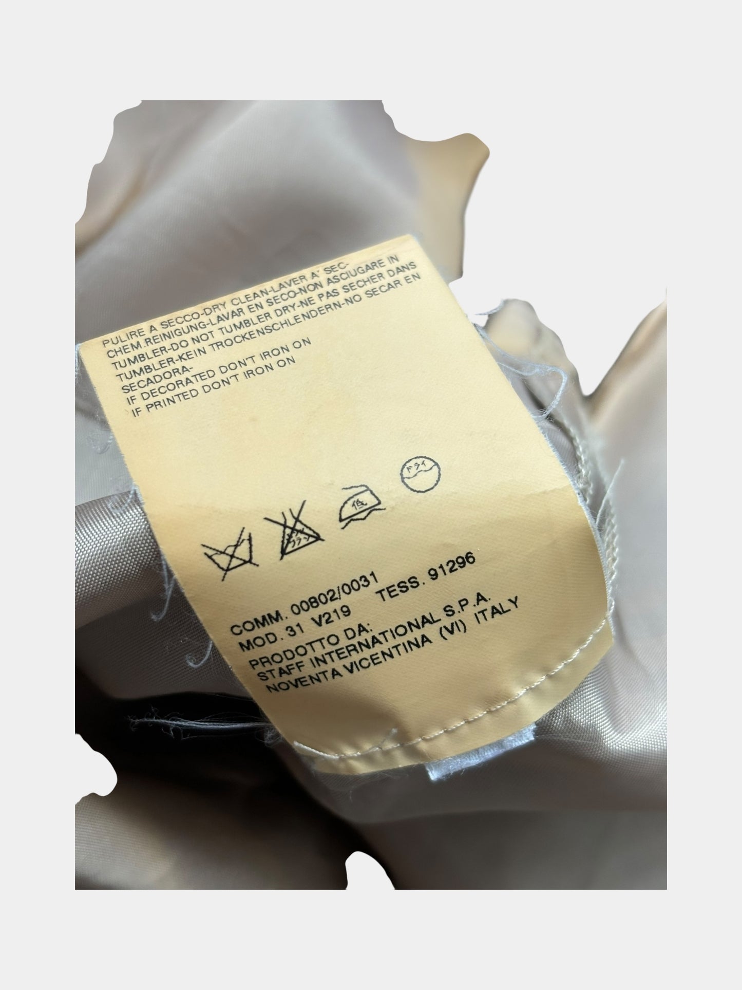 Martin Margiela SS03 Sample Artisanal Drape Dress
