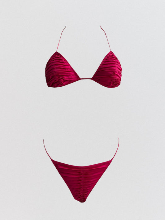 Gucci by Tom Ford Spring 2004 Drape Pink Bikini