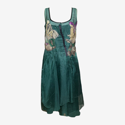 Prada S/S 2008 James Jean Fairy Print Organza Dress
