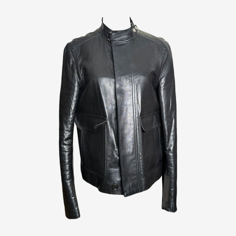 Gucci by Tom Ford Men's F/W 2004 Leather Moto Jacket