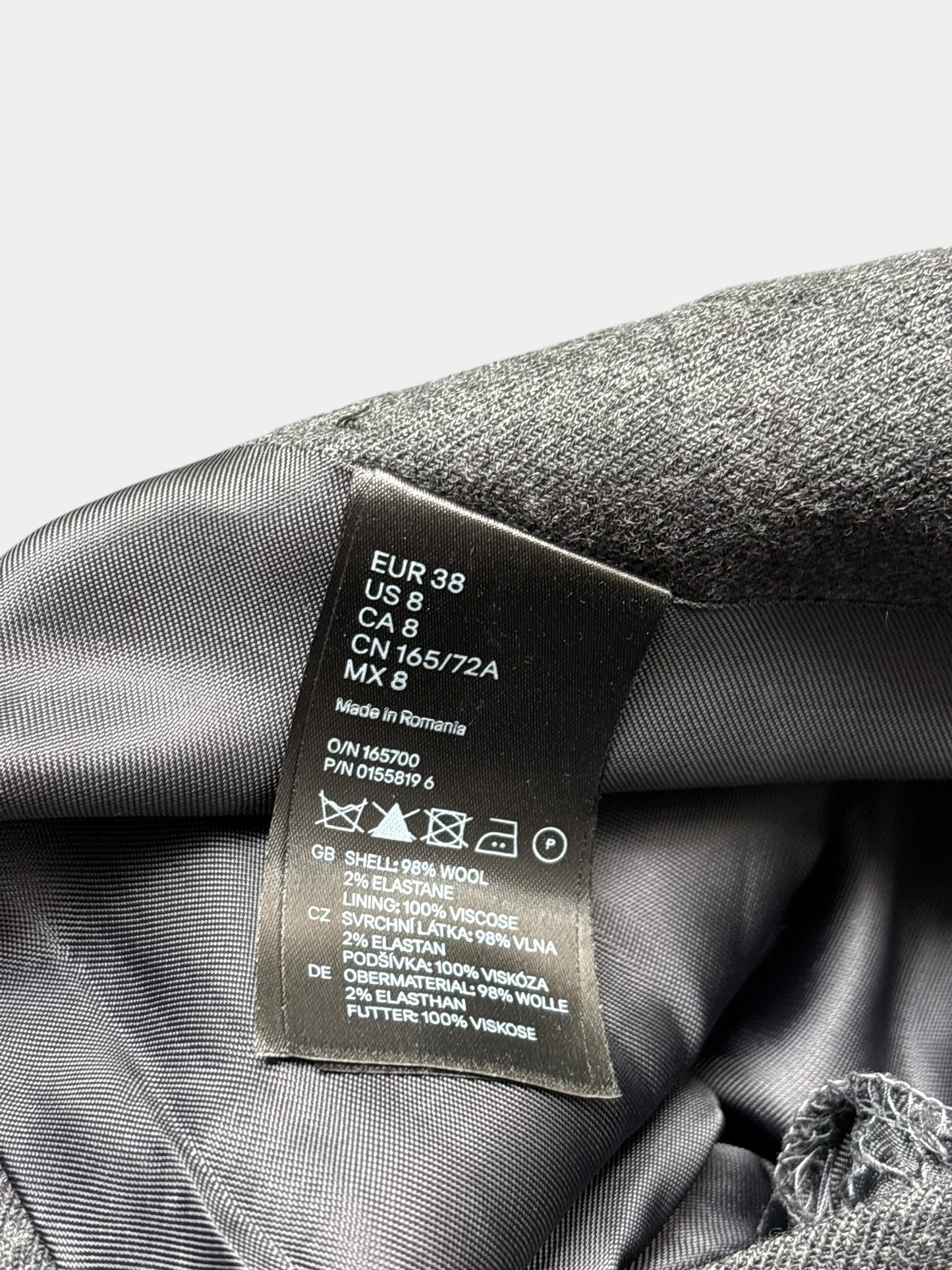 Martin Margiela H&M Skirt Wide Leg Grey Pants
