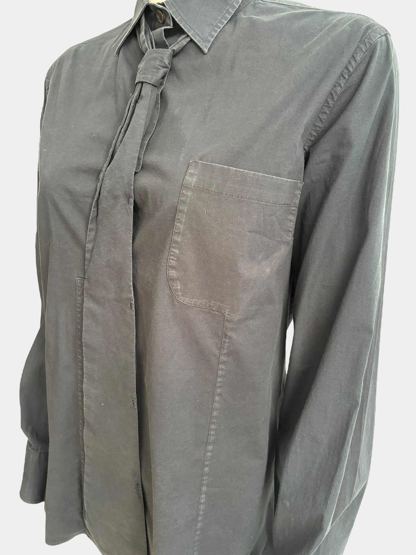Martin Margiela SS11 Tie Navy Shirt
