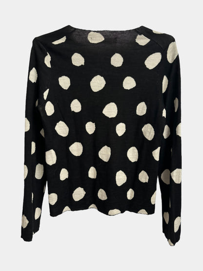 Comme Des Garcons Polka Dot Knit Sweater