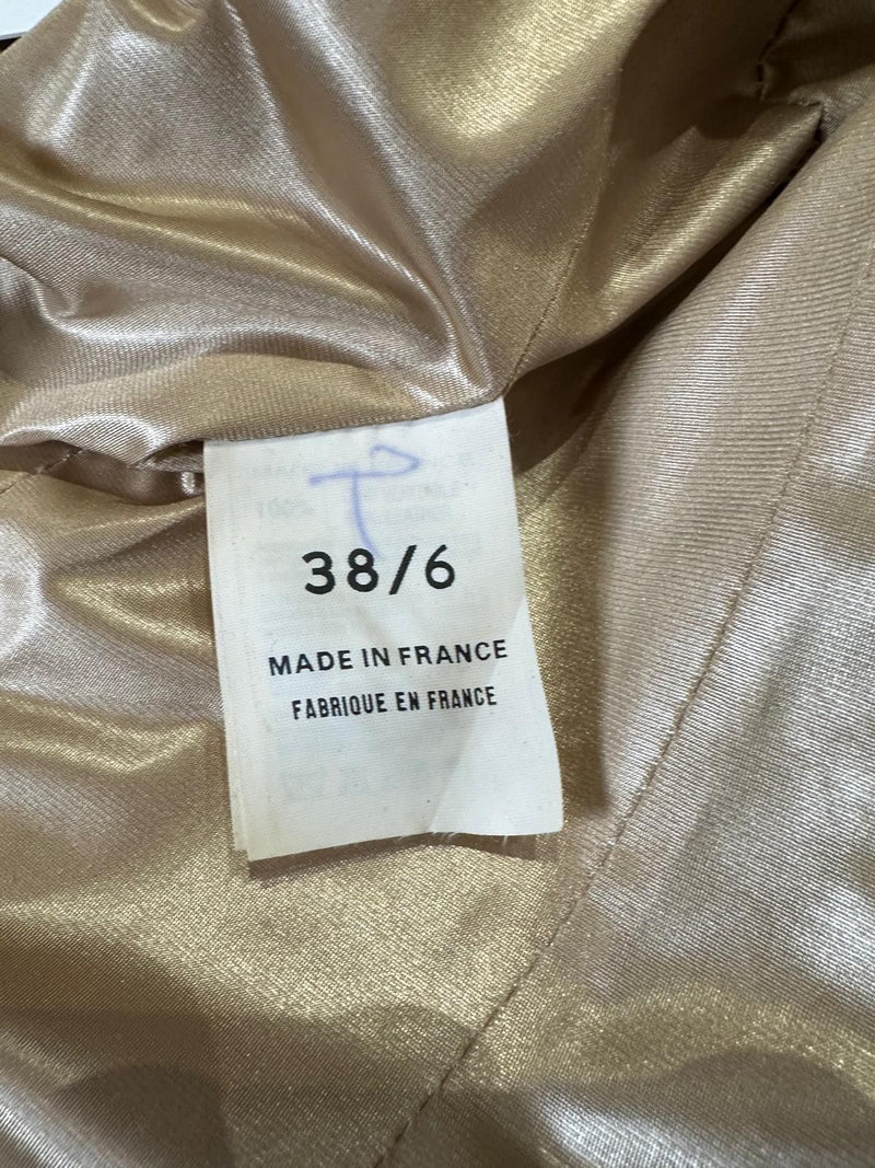 Python leather jacket by Plein Sud, close-up of exotic skin texture and scale pattern