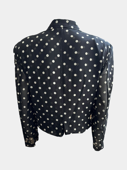 Comme Des Garcons SS89 Polka Dot Sheer Blazer Jacket