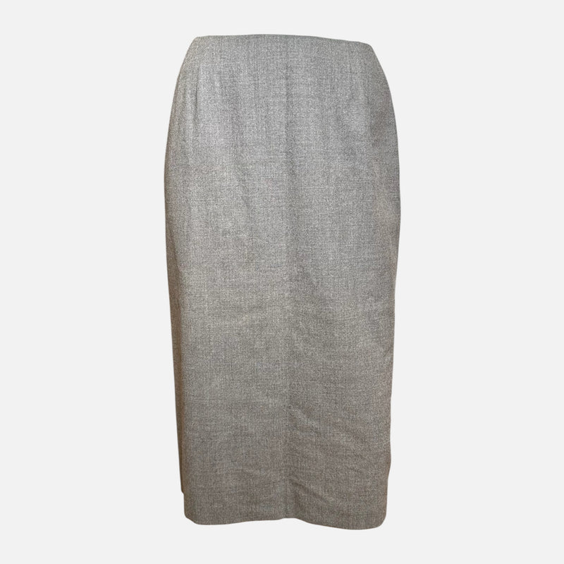 Hermès by Martin Margiela S/S 2001 Grey Melange Pencil Skirt
