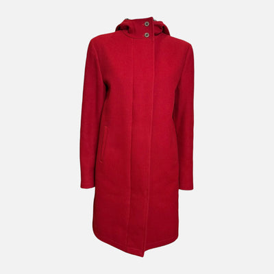 Miu Miu F/W 2000 Red Hooded Midi Coat