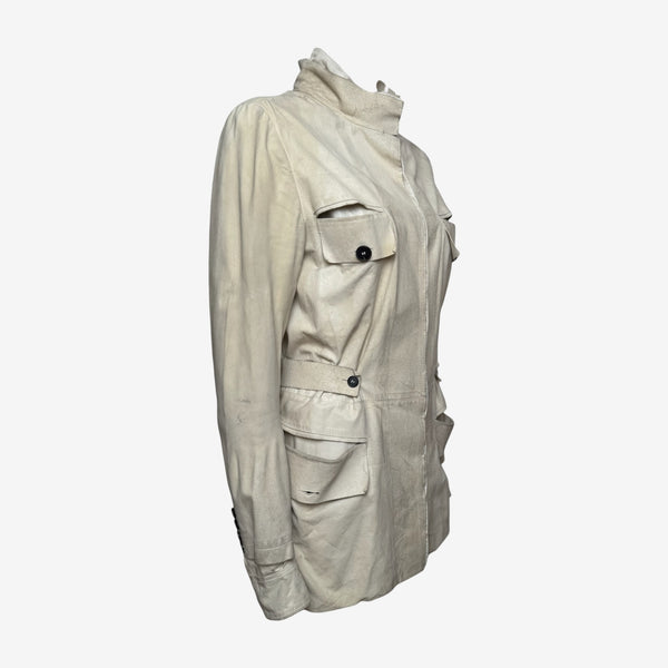 Yves Saint Laurent by Tom Ford S/S 2003 Cream Suede Safari Jacket