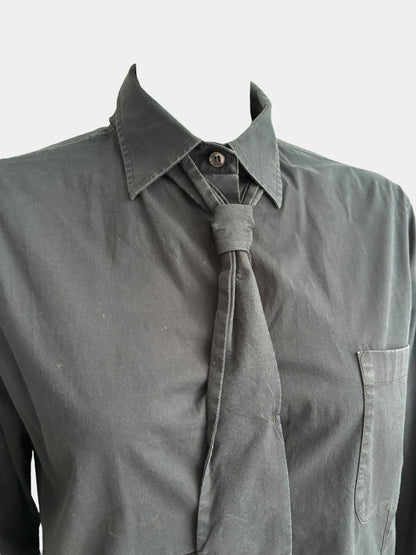 Martin Margiela SS11 Tie Navy Shirt