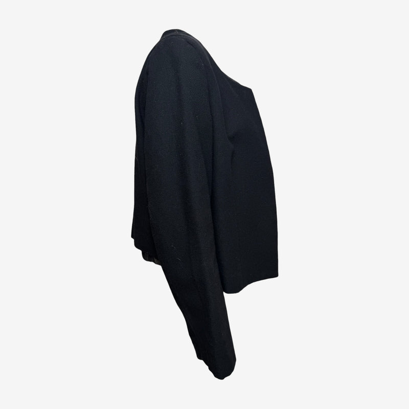 Comme Des Garçons F/W 1997 Black Deconstructed Open-Front Jacket