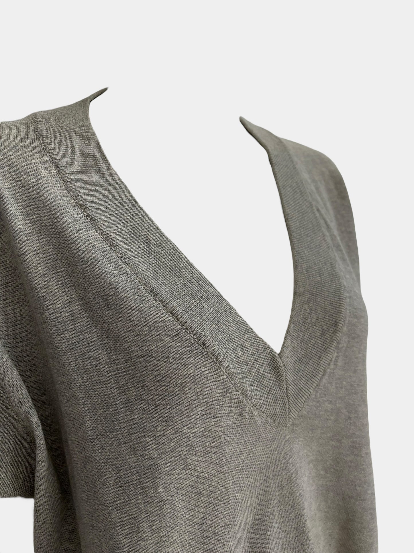 Martin Margiela SS12 V Neck Grey Knit