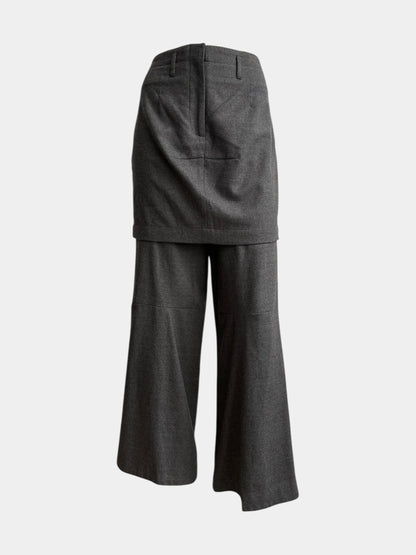 Martin Margiela H&M Skirt Wide Leg Grey Pants