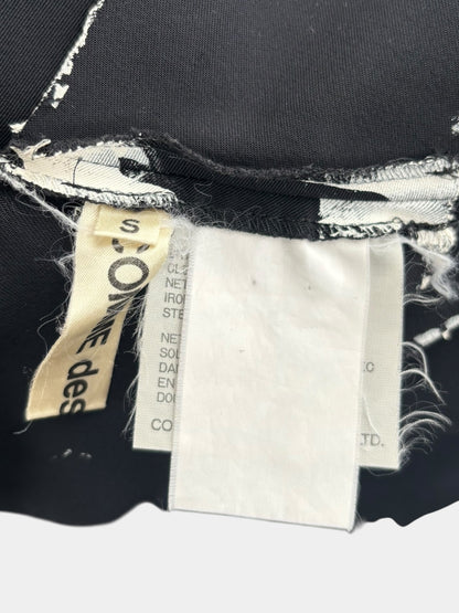 Comme Des Garcons SS92 Hand Painted Asymetrical Dress