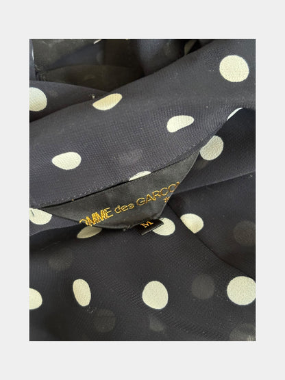 Comme Des Garcons SS89 Polka Dot Sheer Blazer Jacket