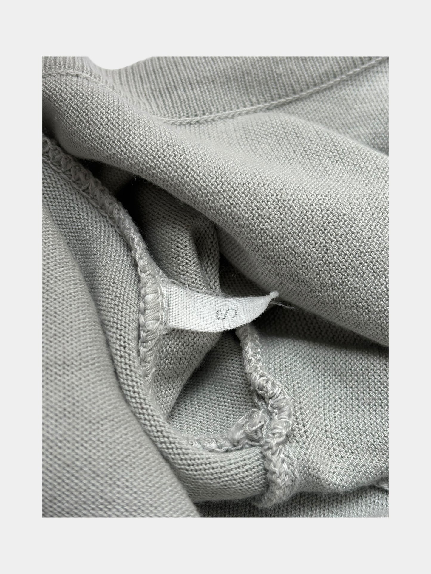 Martin Margiela SS98 Flat Grey Cardigan