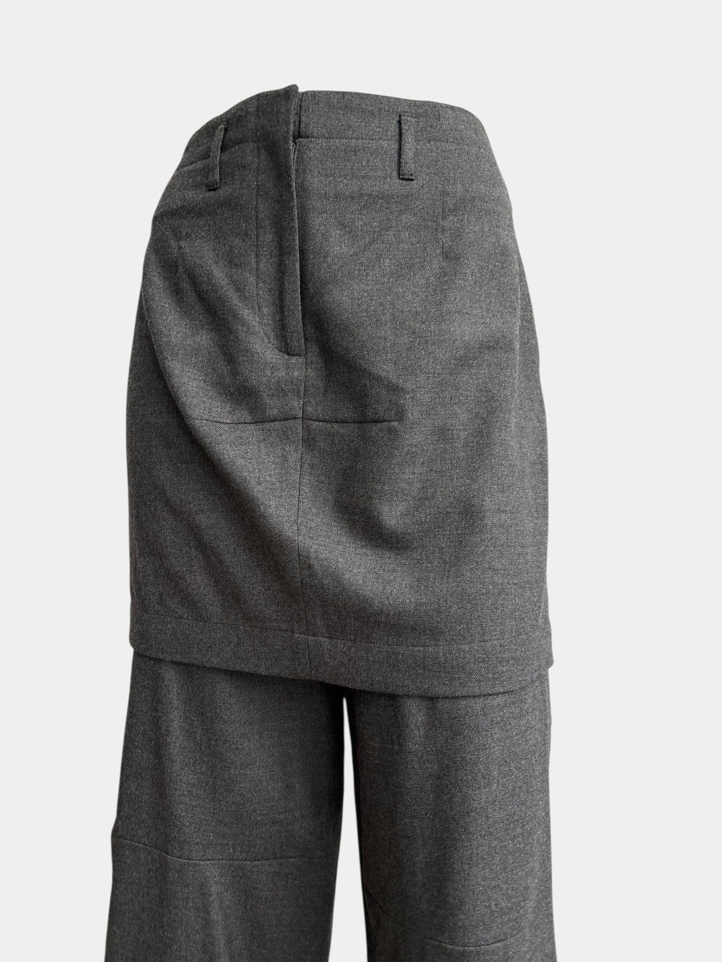 Martin Margiela H&M Skirt Wide Leg Grey Pants