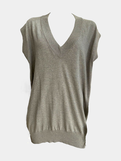 Martin Margiela SS12 V Neck Grey Knit