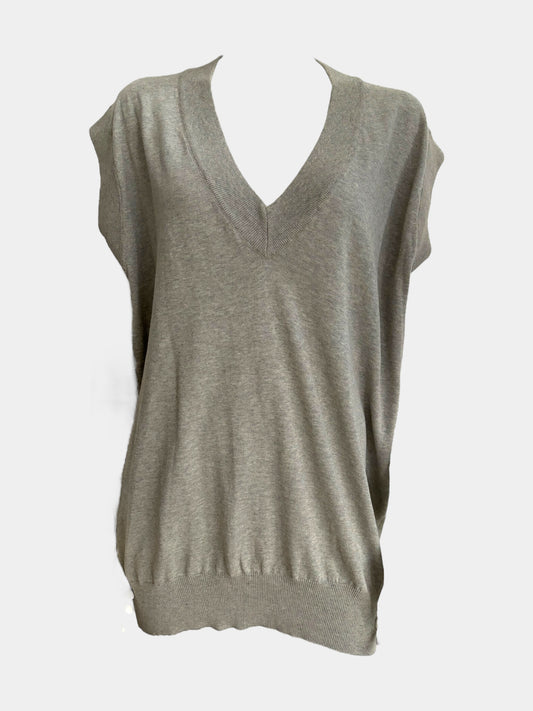 Martin Margiela SS12 V Neck Grey Knit
