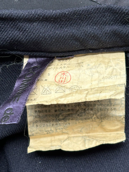 Comme Des Garcons FW11 Navy Dyed Midi Skirt
