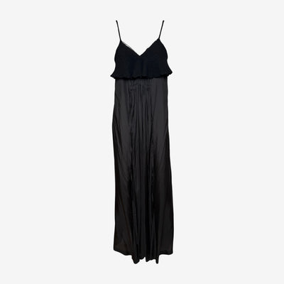 Comme Des Garçons F/W 1994 Black Felted Wool Bodice Maxi Slip Dress