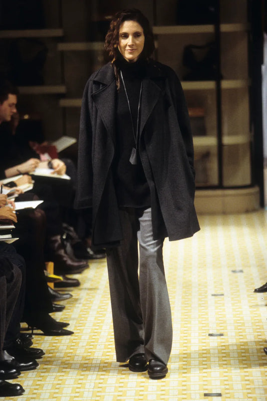 Hermès by Martin Margiela Fall 1999 Cashmere Wide Leg Pants
