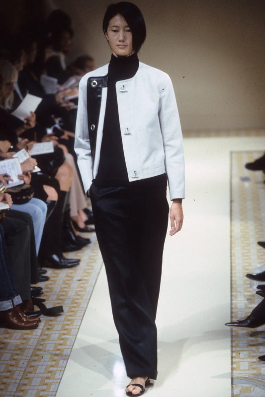 Hermès by Martin Margiela Spring 2001 Taupe Canvas Jacket