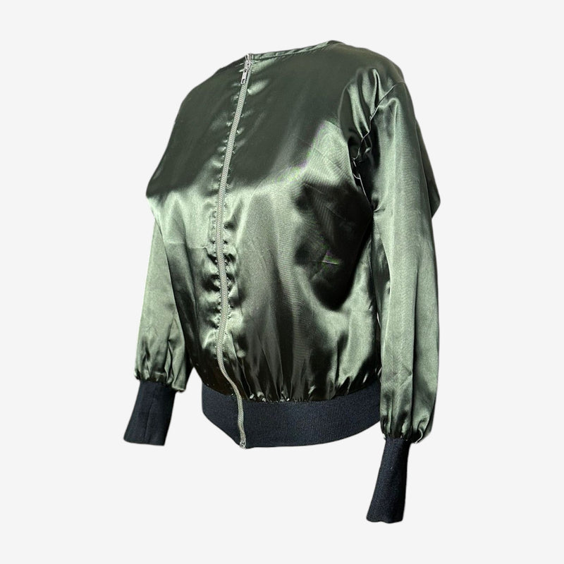 Yohji Yamamoto S/S 2002 Silk Military Bomber Jacket
