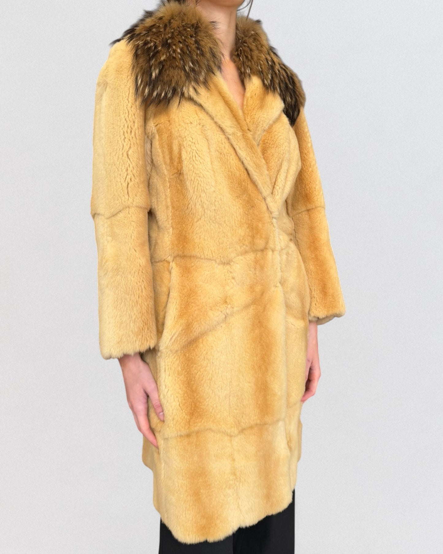 Prada Fall 2000 Fur Rabbit Coat