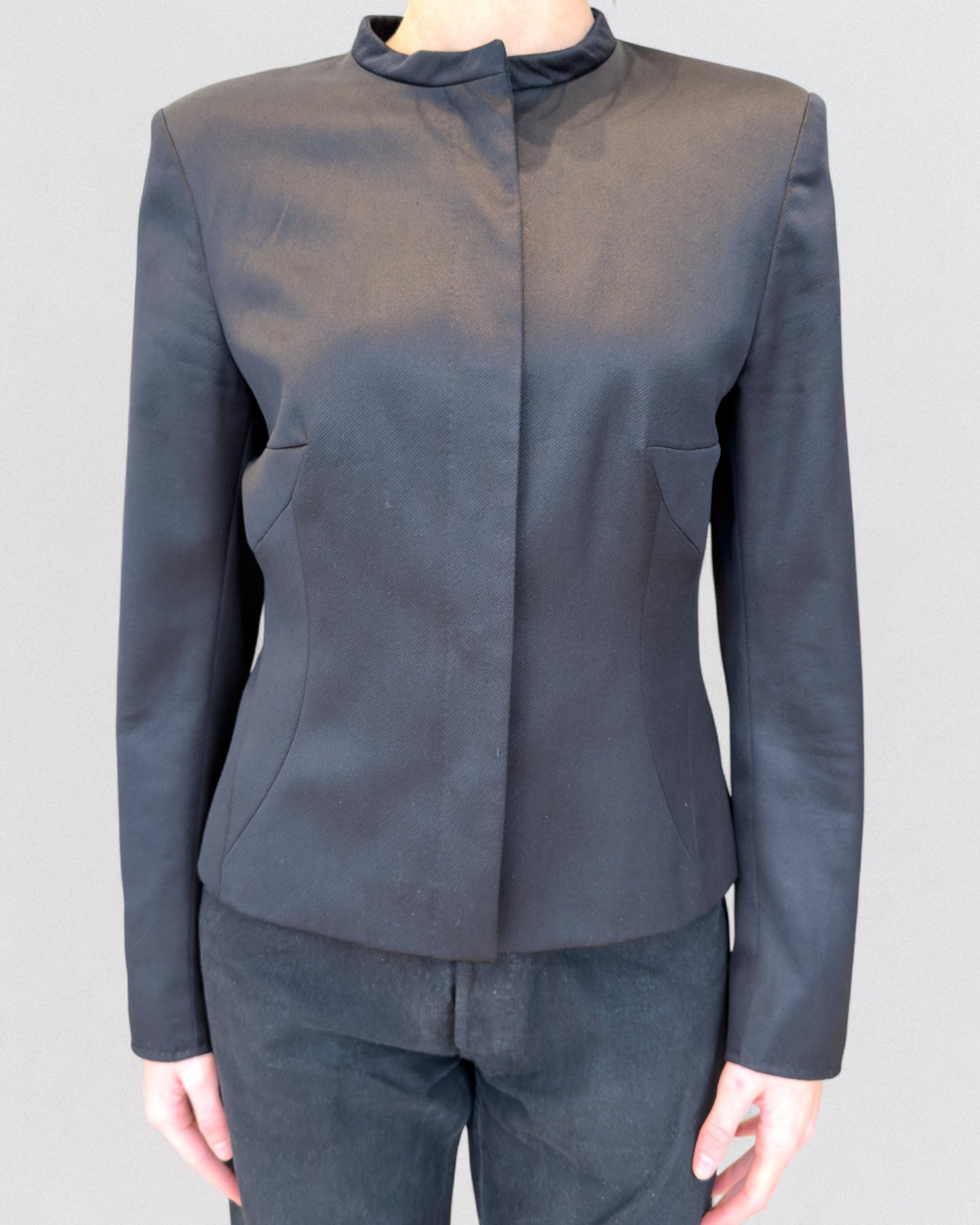 Alexander McQueen Fall 2002 Black Tailored Jacket