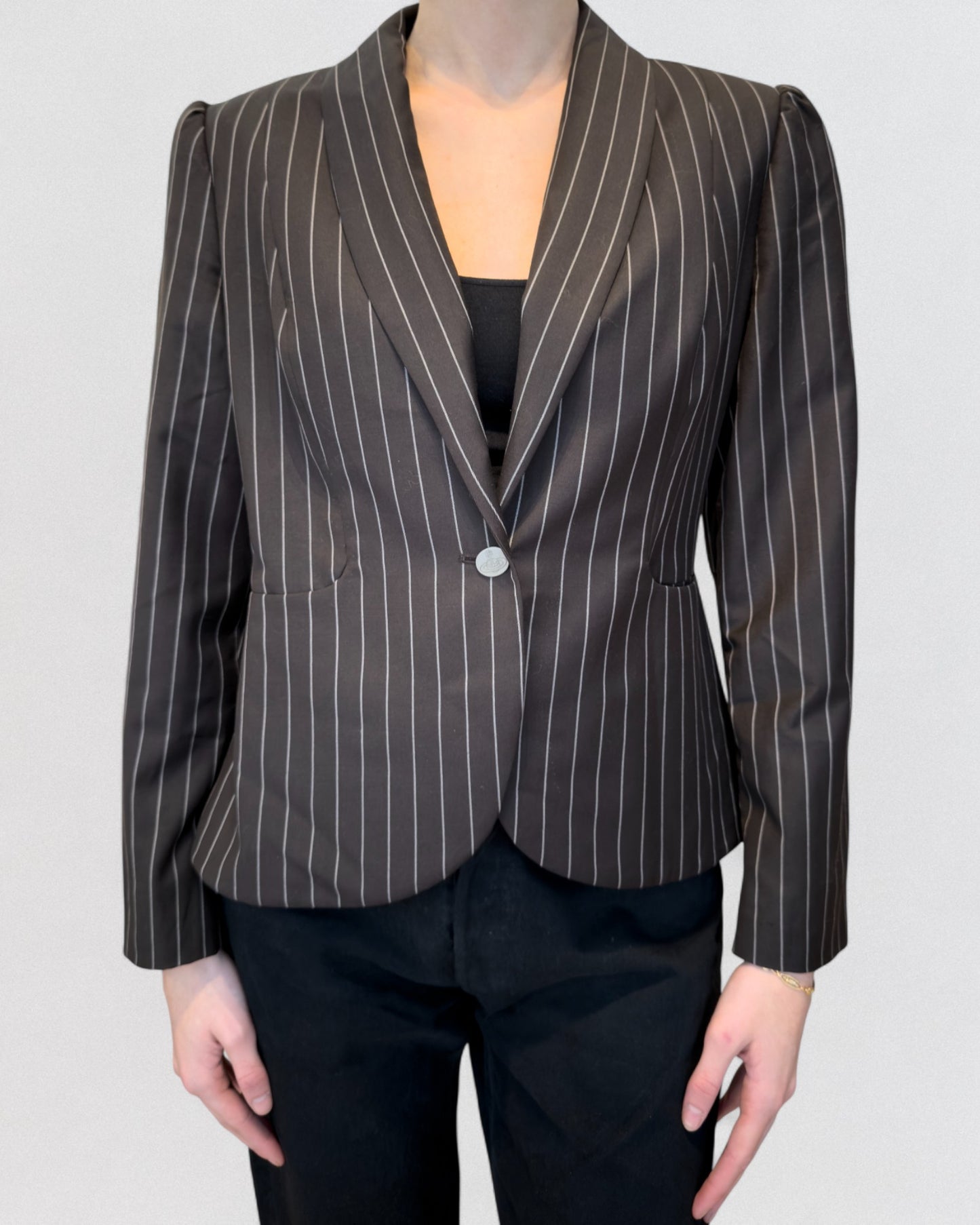 Vivienne Westwood Fall 2001 Runway Striped Blazer