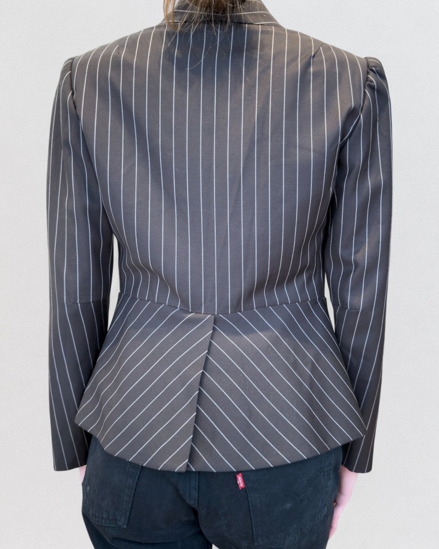 Vivienne Westwood Fall 2001 Runway Striped Blazer