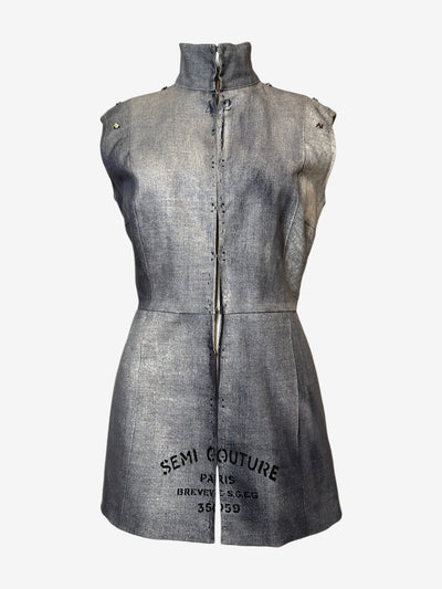 Martin Margiela S/S 1999 Trompe L'oeil Stockman Cotton Vest Bustier