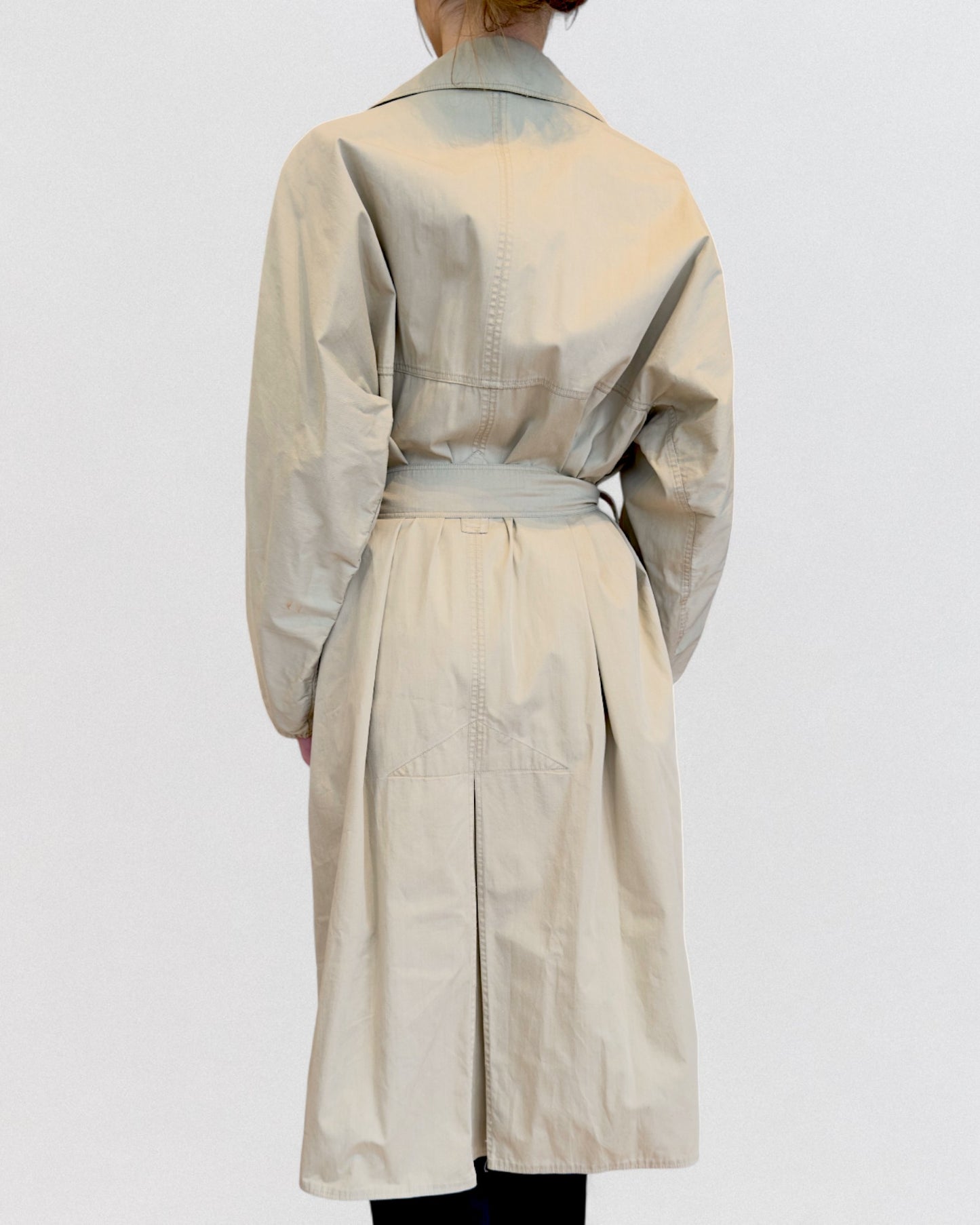 Documented Alaïa Fall 1988 Beige Trench Coat