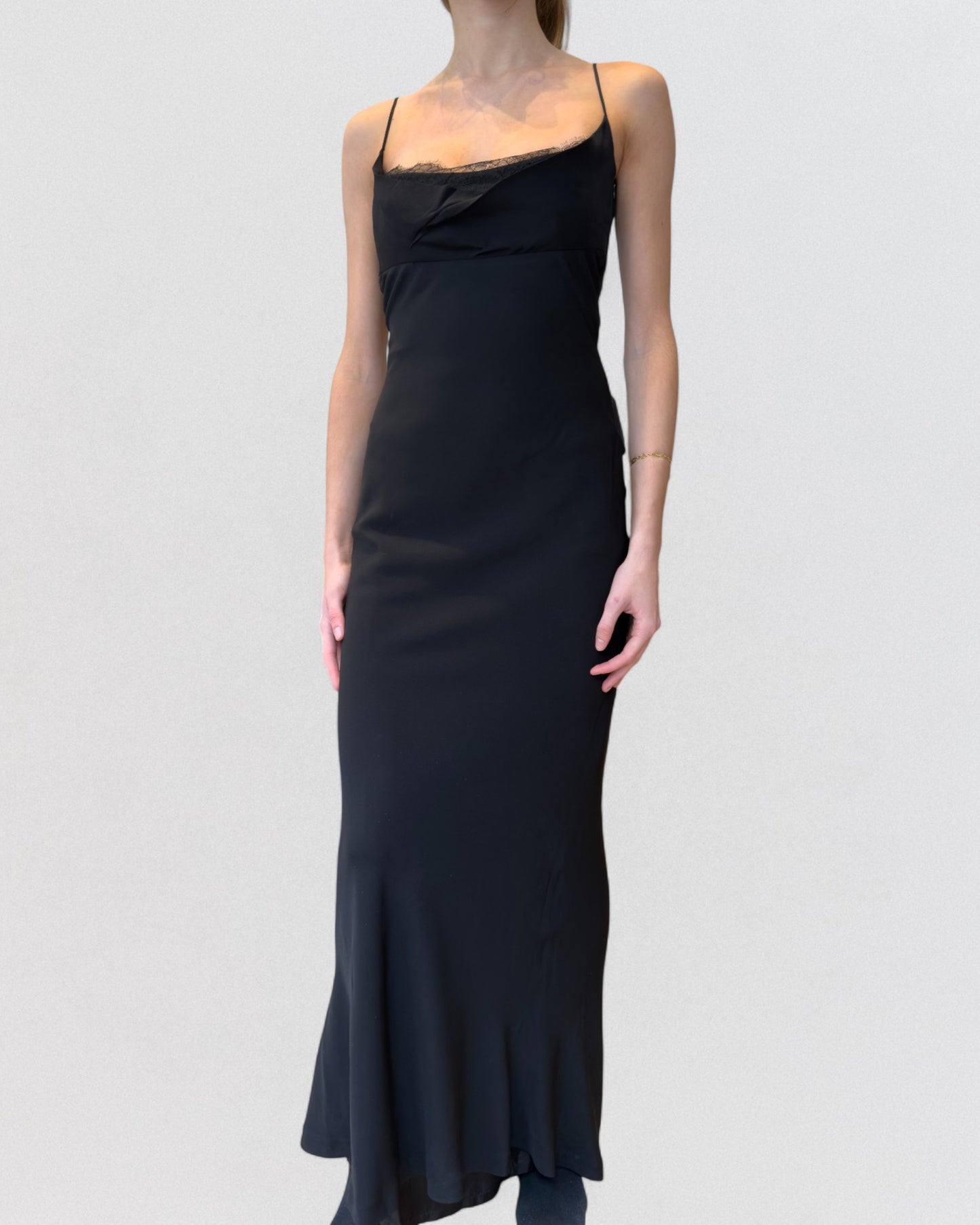 Miu Miu Fall 1999 Black Slip Gown