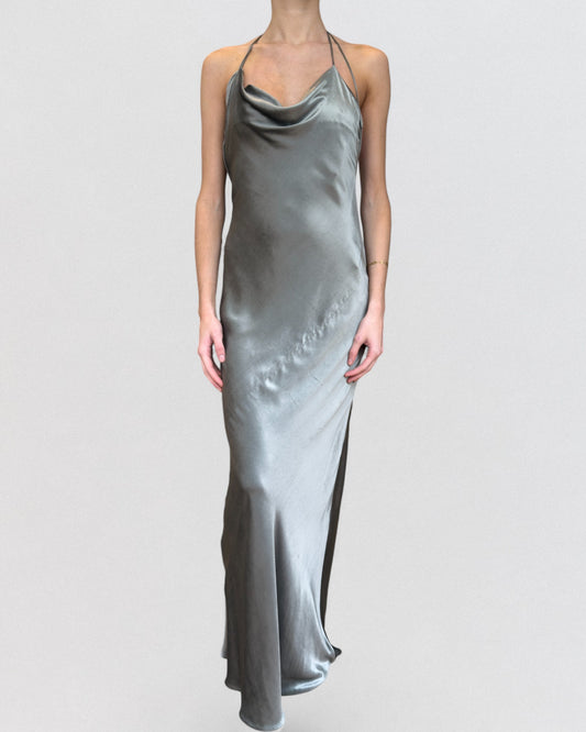 Saint Laurent Fall 2023 Velvet Bias Gown