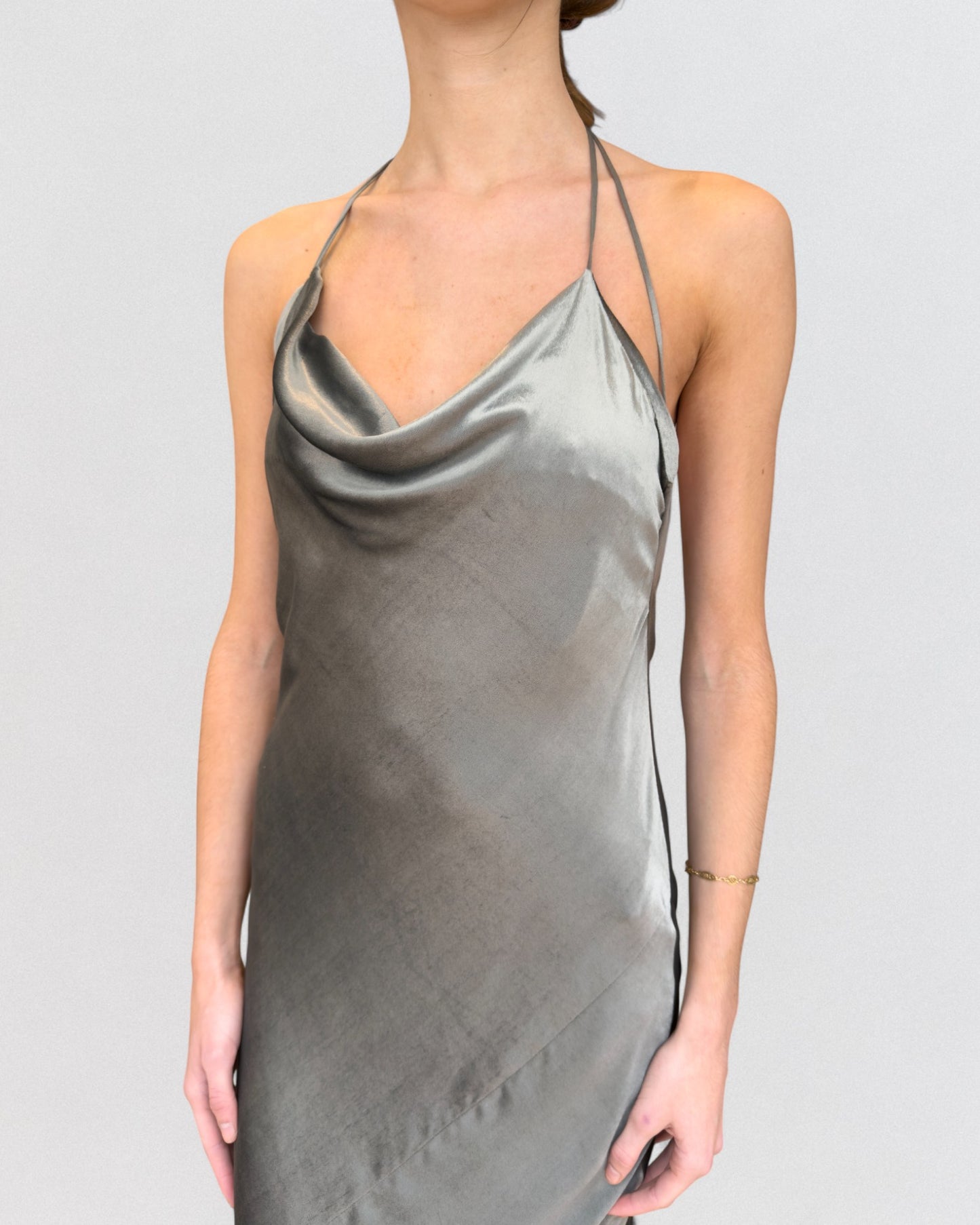 Saint Laurent Fall 2023 Velvet Bias Gown