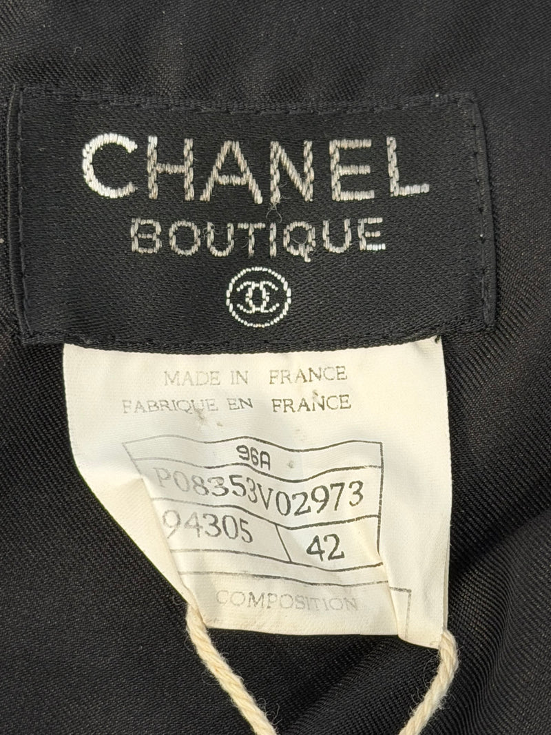 Black viscose velvet texture and fabric weight detail