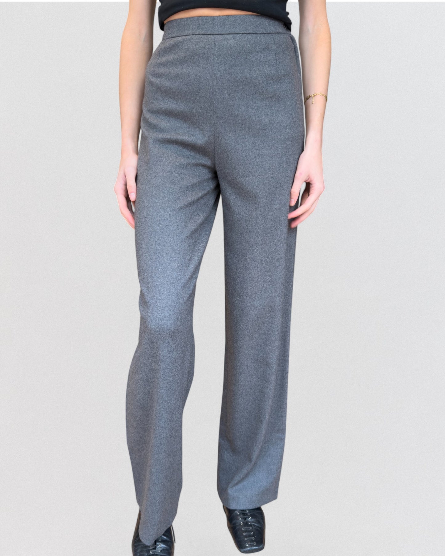 Hermès by Martin Margiela Fall 1999 Cashmere Wide Leg Pants