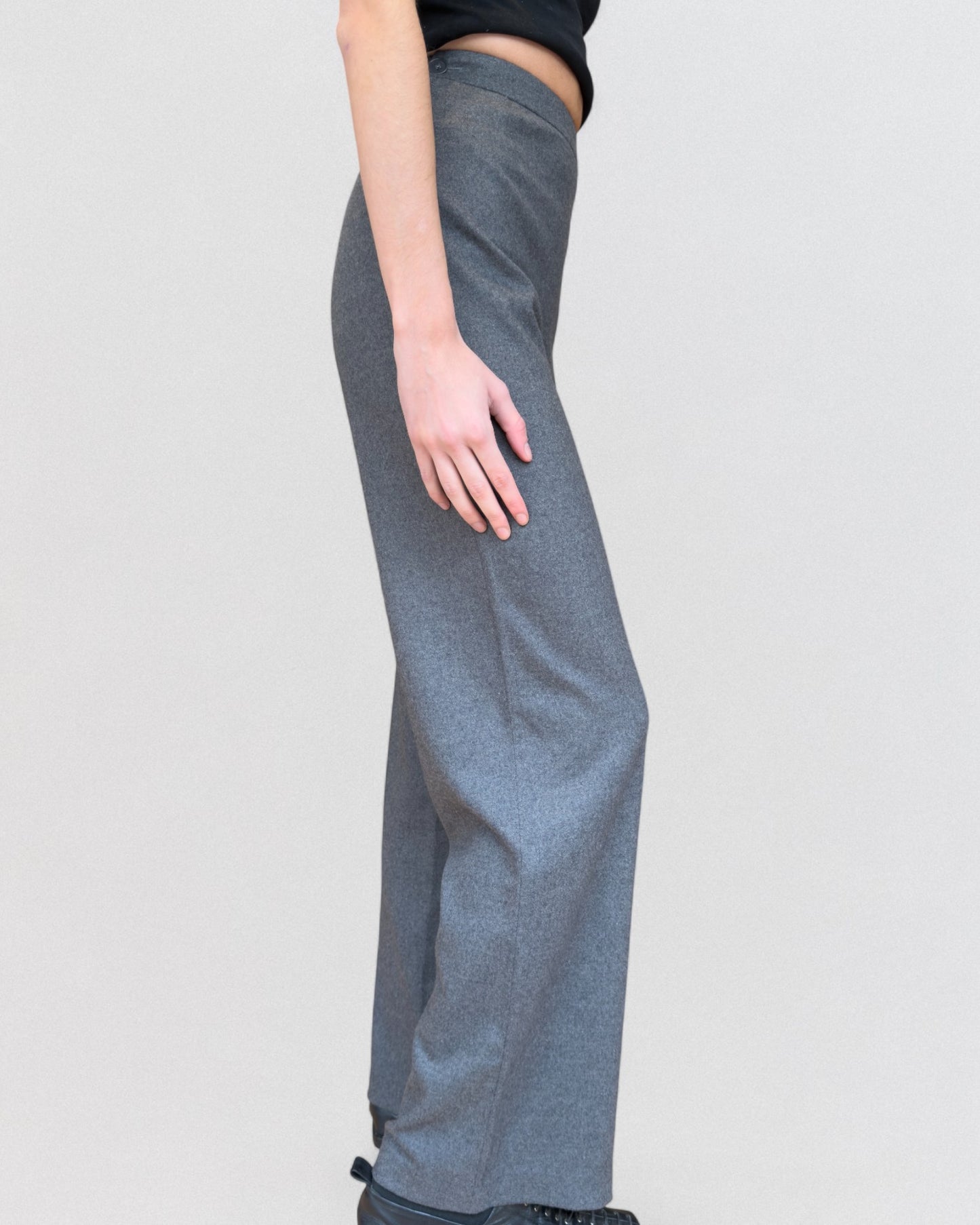 Hermès by Martin Margiela Fall 1999 Cashmere Wide Leg Pants