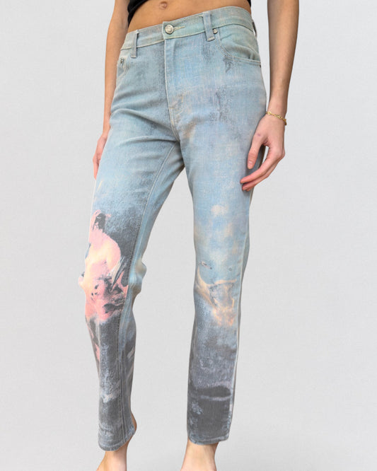 Roberto Cavalli Printed Venus Jeans
