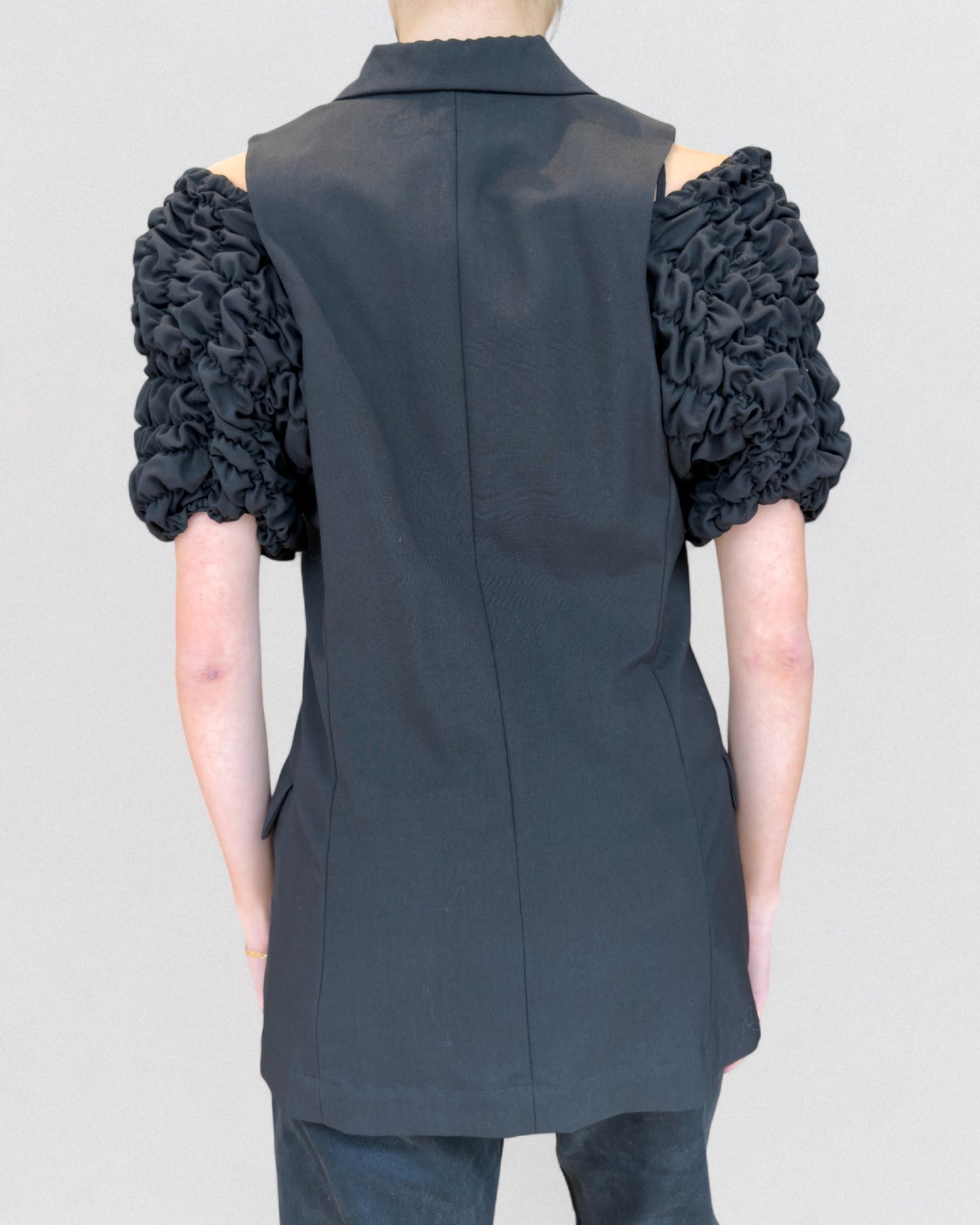 Comme Des Garçons Fall 1989 Ruffled Sleeves Vest
