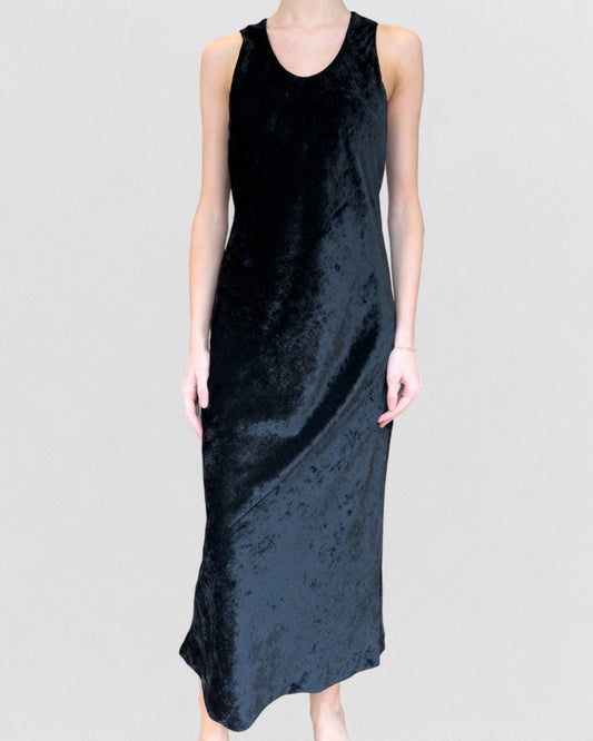 Comme Des Garcons Spring 1994 Bias Cut Velvet Dress