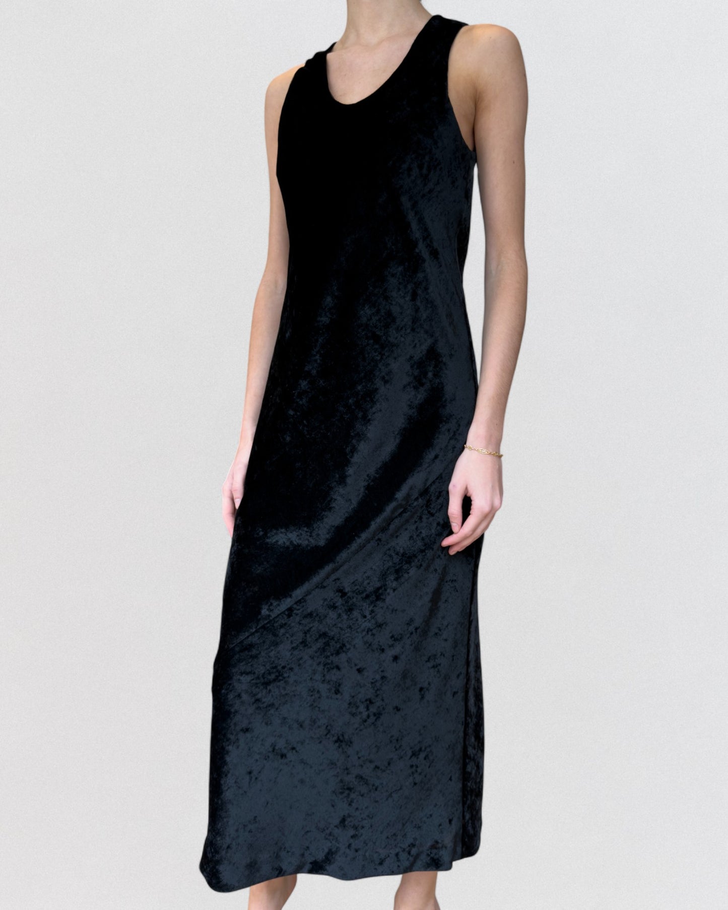 Comme Des Garcons Spring 1994 Bias Cut Velvet Dress