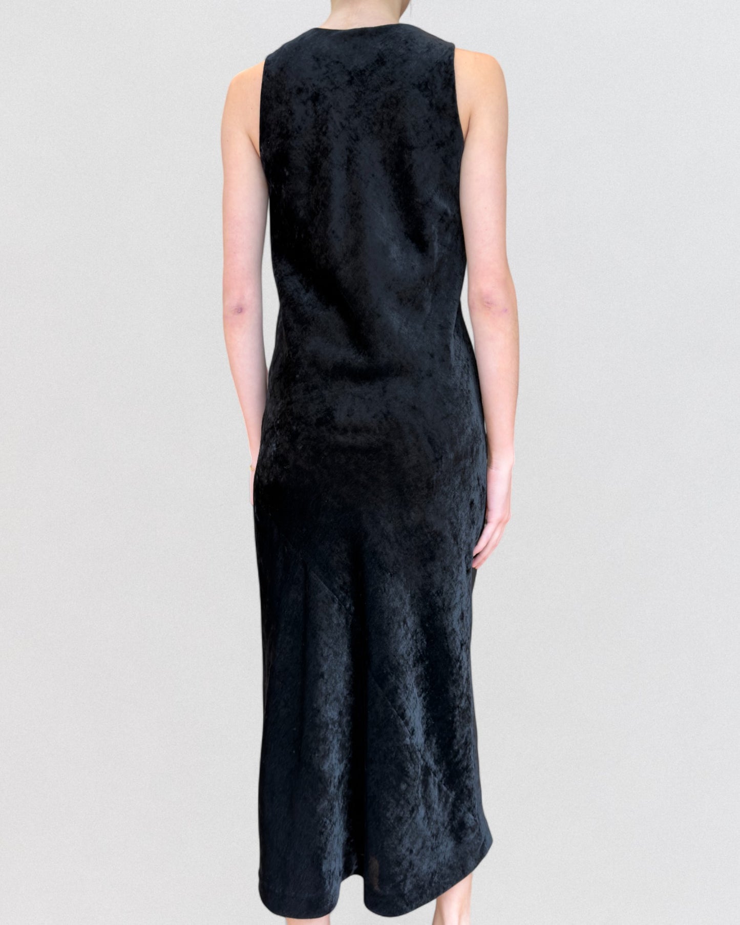 Comme Des Garcons Spring 1994 Bias Cut Velvet Dress