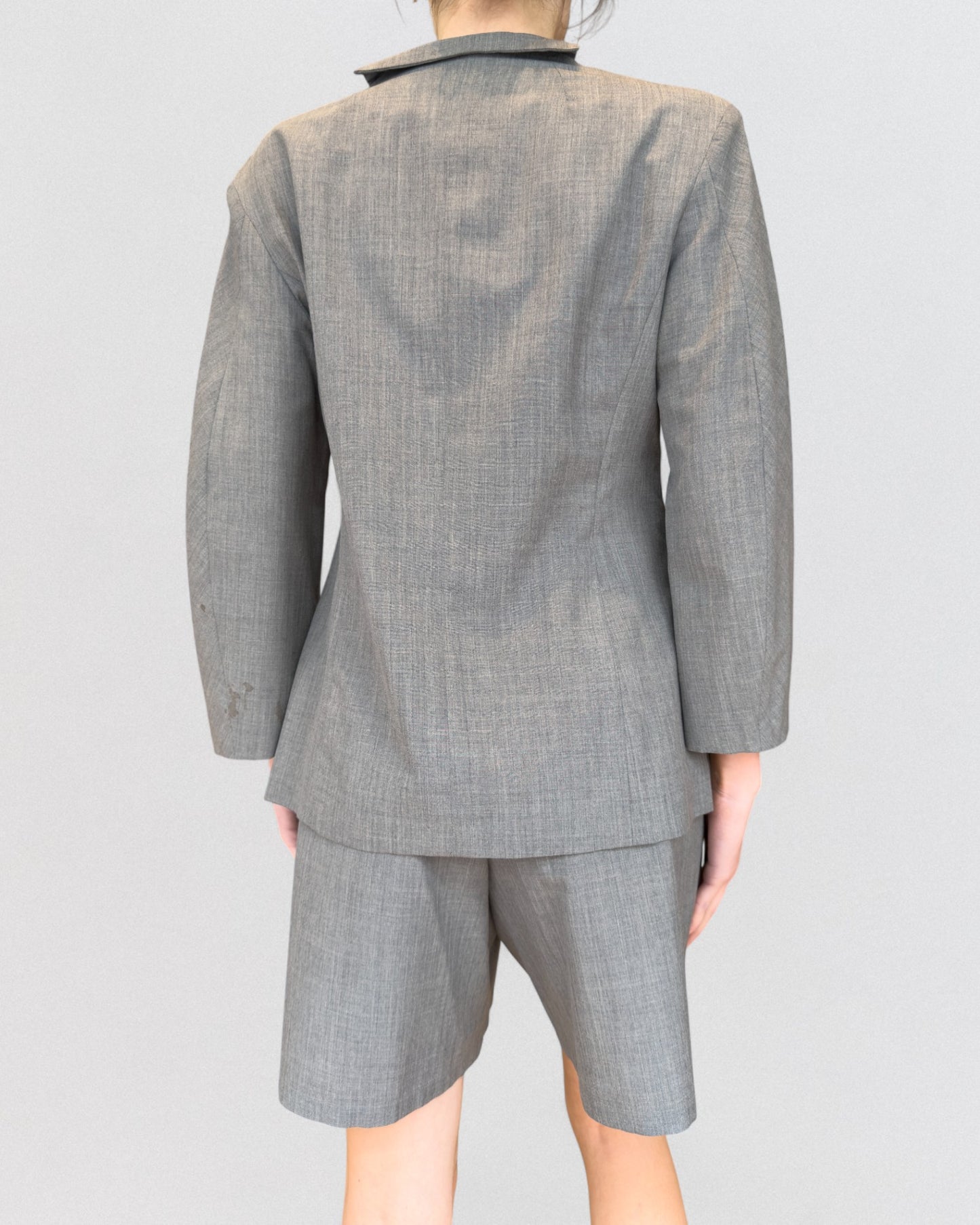 Yohji Yamamoto Spring 1984 Grey Wool Ensemble
