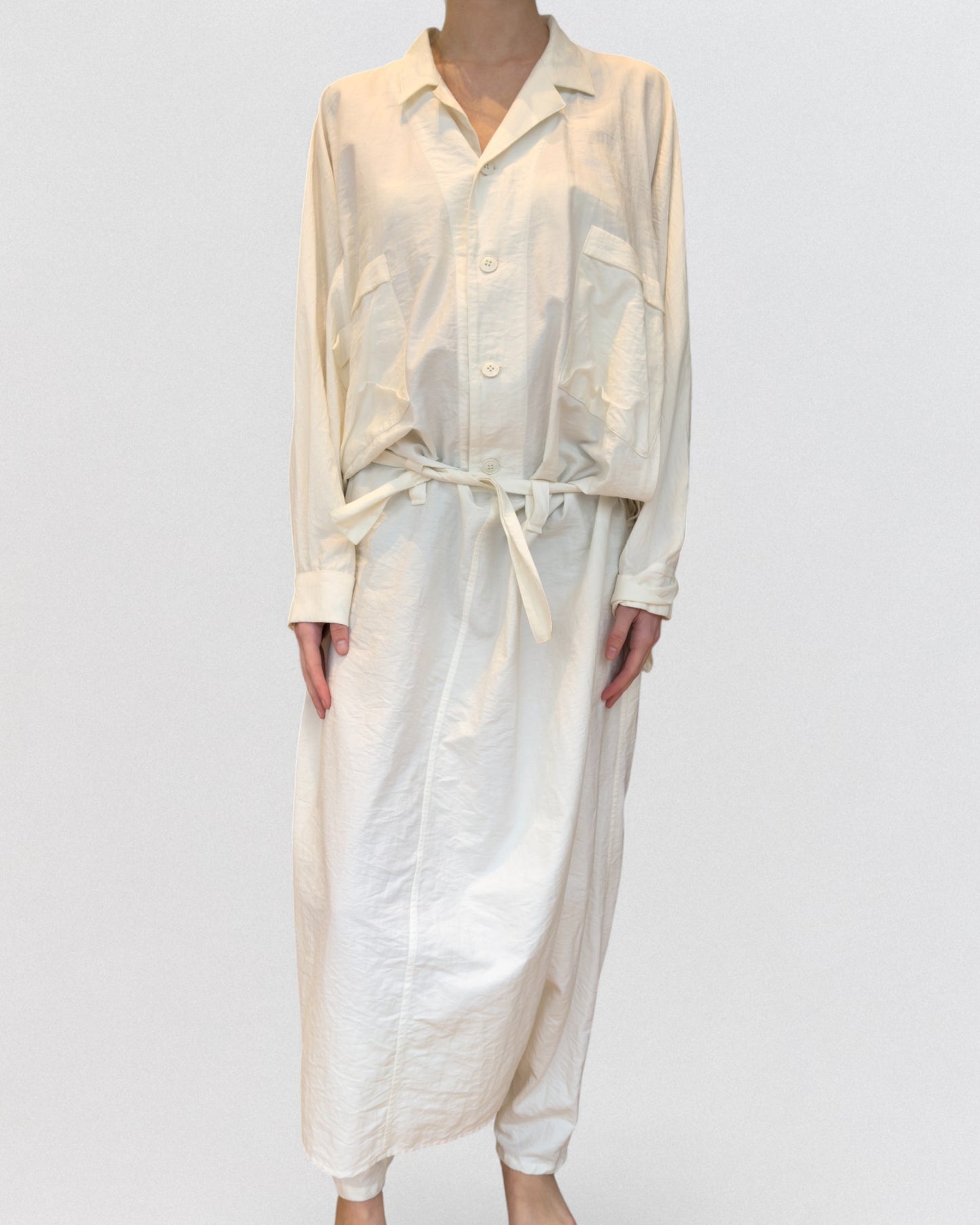 Documented Yohji Yamamoto Spring 1983 Overall Jumpsuit
