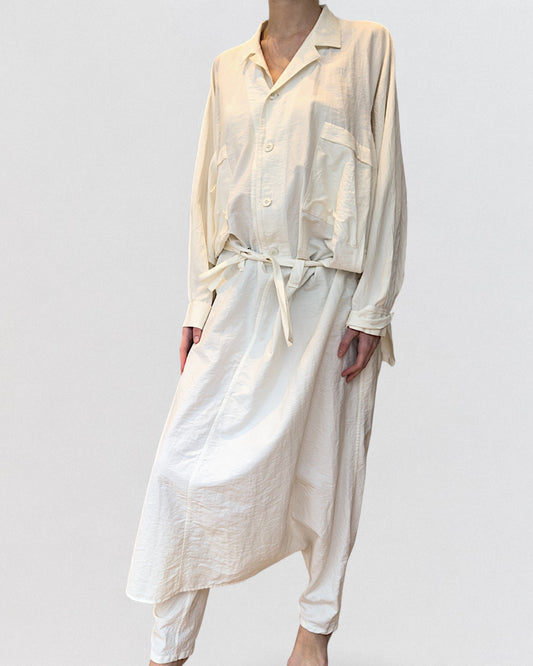 Documented Yohji Yamamoto Spring 1983 Overall Jumpsuit