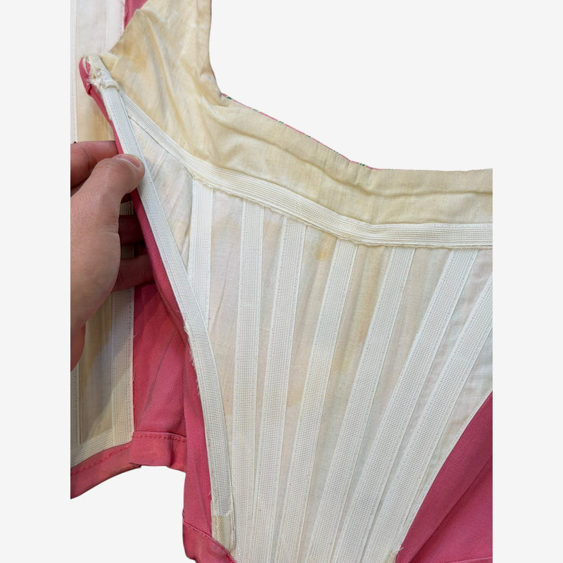 Vivienne Westwood F/W 1991 'Dressing Up' Pink Striped Corset Bustier