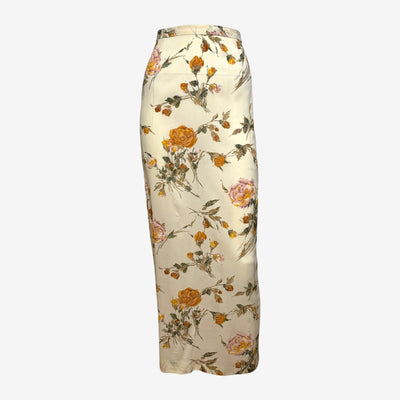 Dolce & Gabbana S/S 1997 Silk Floral Print Skirt