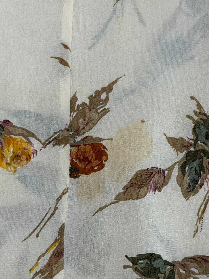Tag detail on Dolce & Gabbana Spring 1997 silk skirt, size 42 IT marking